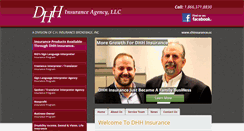 Desktop Screenshot of dhhinsurance.com